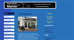 Desktop Screenshot of fahrschule-mahler.de
